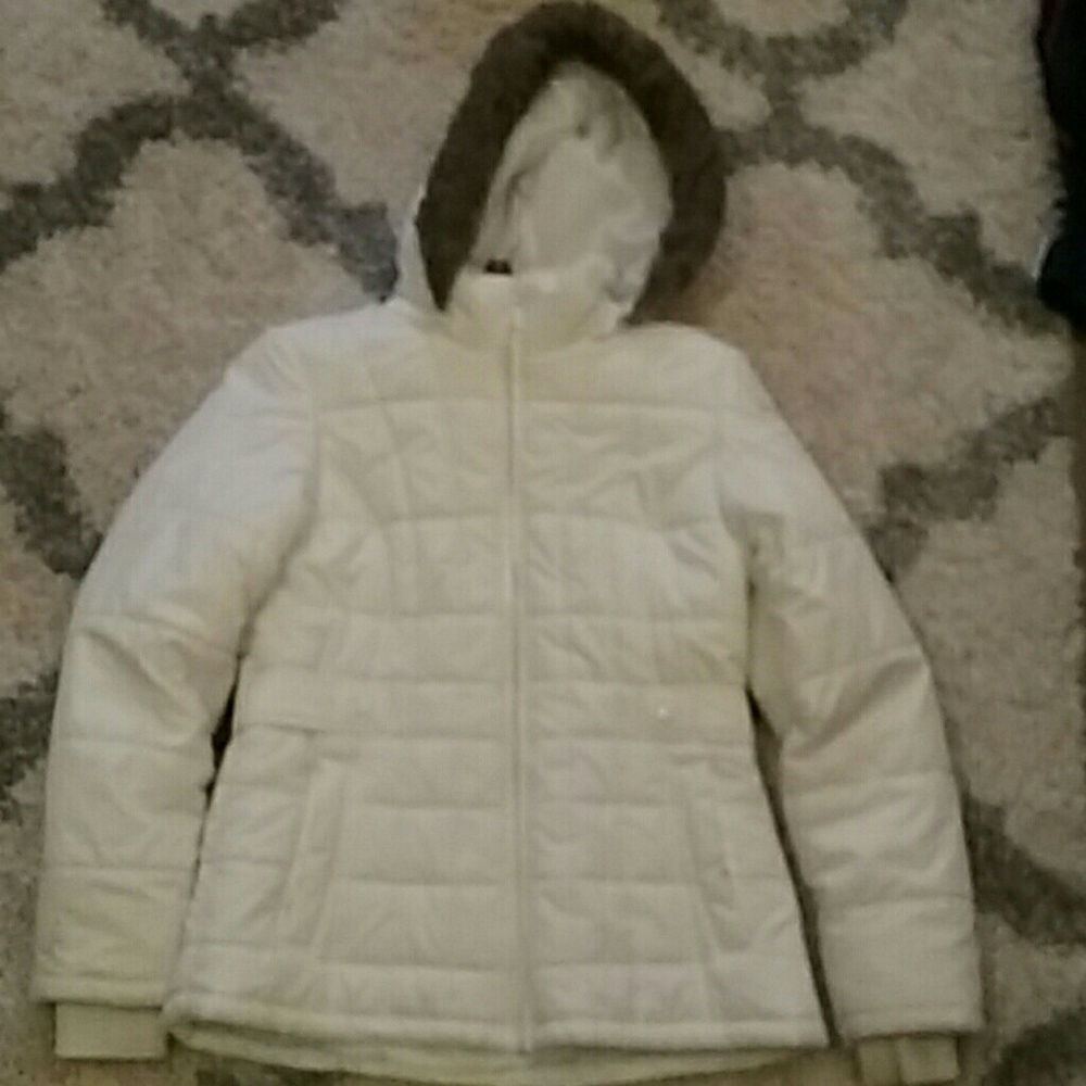 White winter jacket